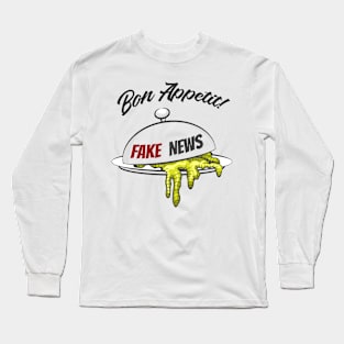 Fake News Concept Illustration Long Sleeve T-Shirt